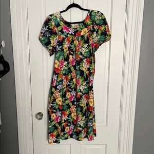 Authentic Cotton Floral Hawaiian Dress